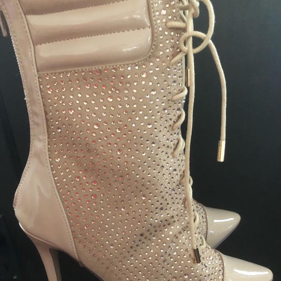 Diamanté Heeled Boots - Picture 5 of 5